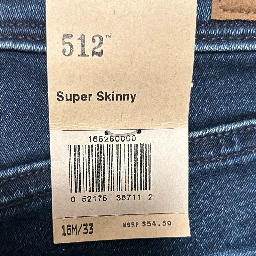 NWT!!! Levi Super Skinny Legging Tummy Slimming Woman’s Jeans 16 - Picture 11 of 11
